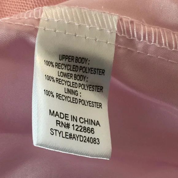 Zenzi Girls Floral Pink Tulle, High-Low Dress,Lined. Child’s Size Large (10-12) - Picture 7 of 8